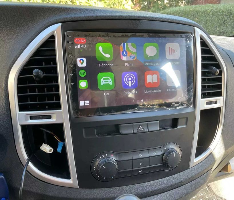 Rádio Mercedez w906 w639 w169 w245 vito sprinter 2 din auto android