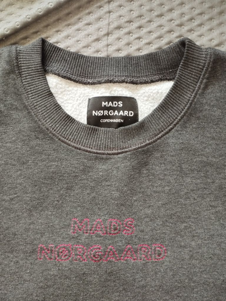 Bluza Mads Norgaard szara męska rozmiar S