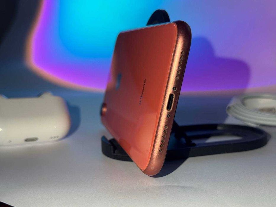 iPhone XR Coral 100% батарея Комплект. Гарний стан. На подарунок