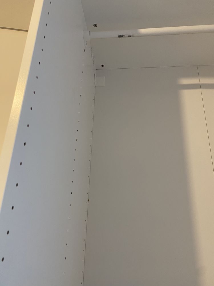 Roupeiro branco Ikea 2,36x57