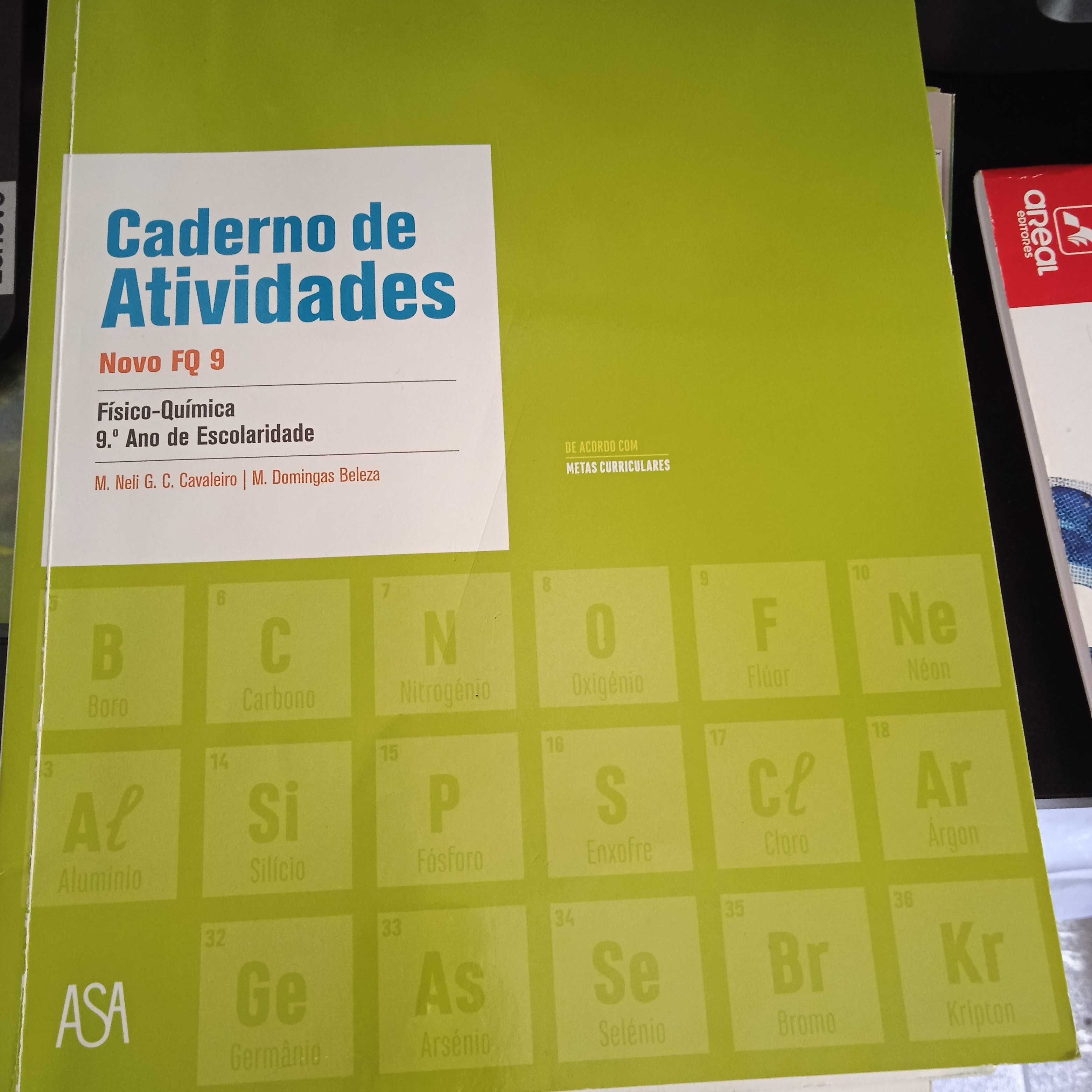 Vários Cadernos atividades - 9° ano - como novos - entrega em mão