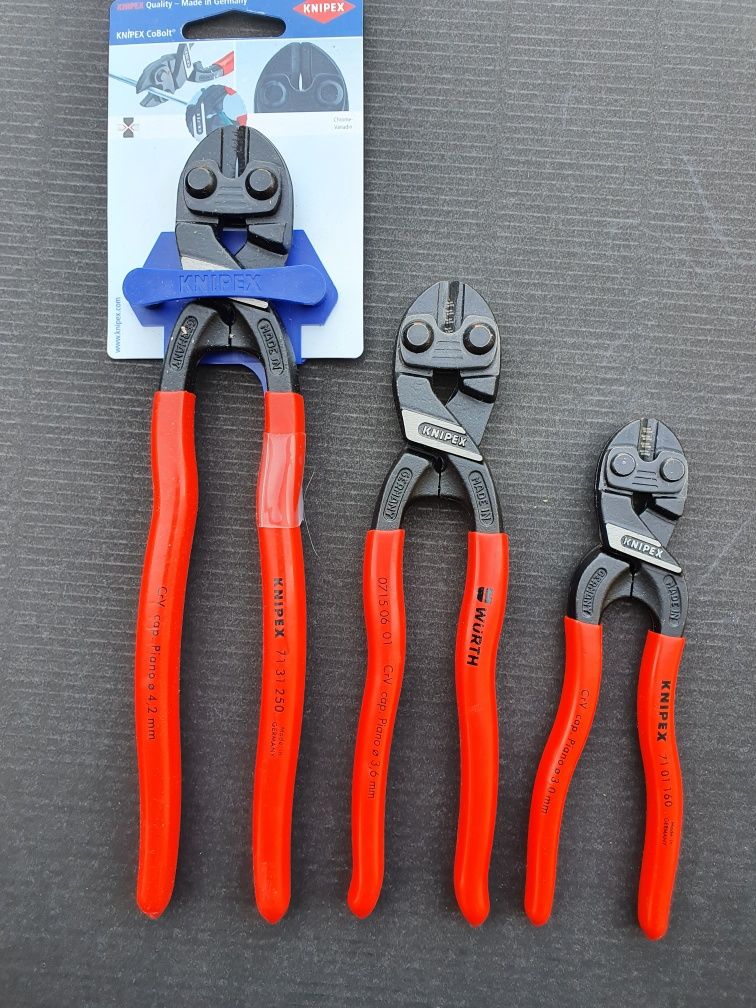 Болторез KNIPEX CoBolt. Ножницы для троса KNIPEX. Болторіз knipex