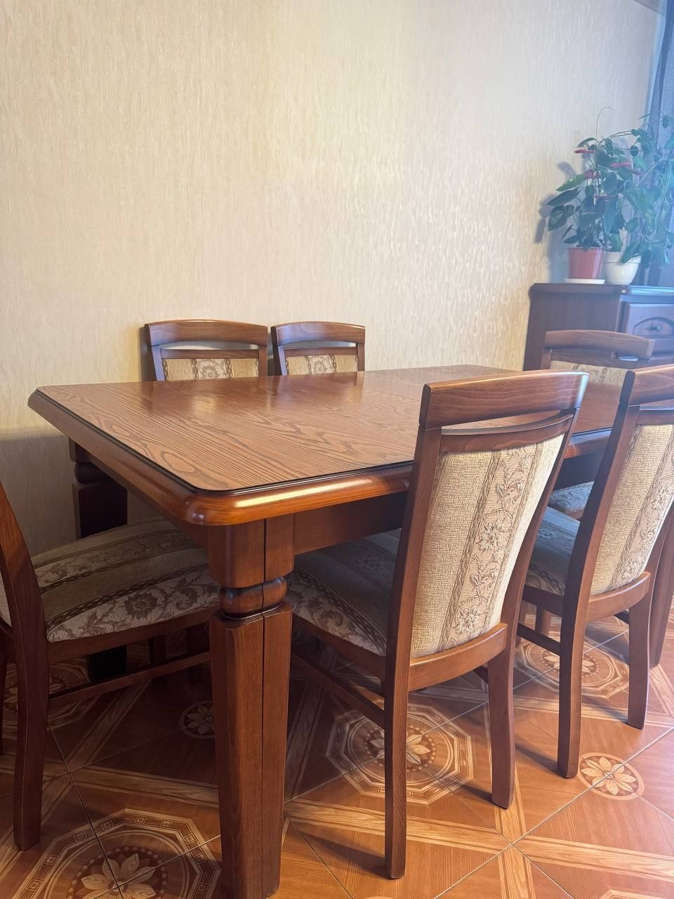 Stół rozkładany Bawaria max + 6 krzeseł