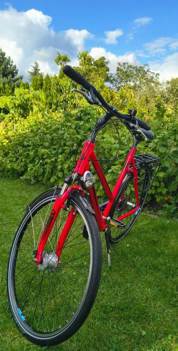 Rower Pegasus Solero 58cm koła 28 Kolor czerwony ładny stan. alivio