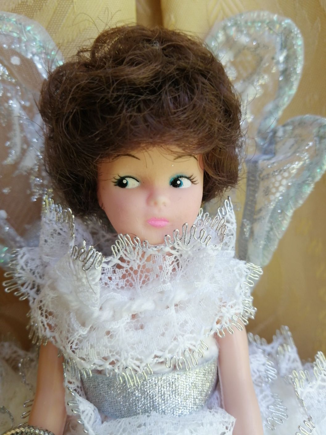 Куколка ГДР 20 см, маленькая винтажная лялька немецкая коллекционная