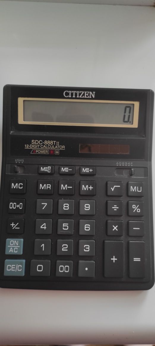 Калькулятор Citezen SDC-888 T 12 Digit Calculator в хорошем состоянии