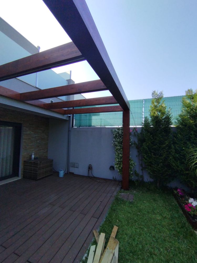 Pergolas e trablhos em madeira maciça!