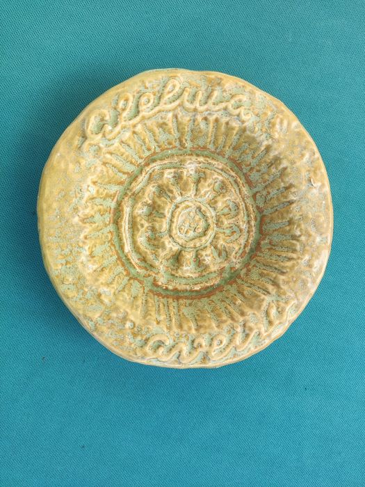 Cinzeiro antigo publicitário Aleluia Aveiro - cerâmica modernista