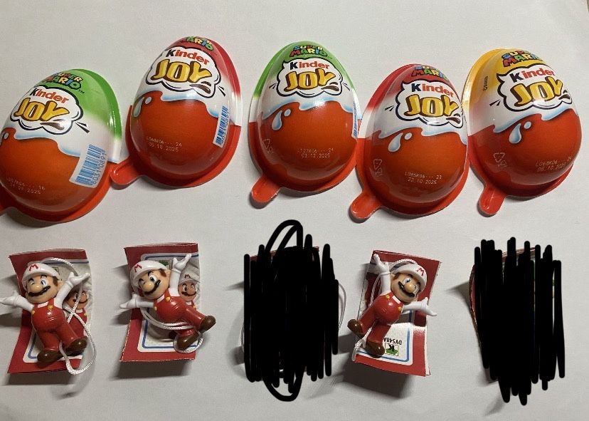 Kinder Super Mario, кіндер Супер Маріо