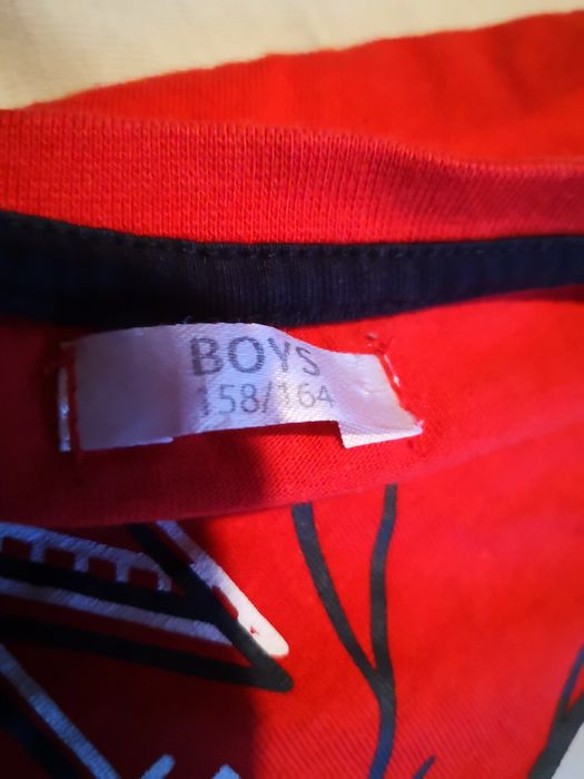 Bluza chłopięca świąteczna św. Mikołaj napisy 158/164