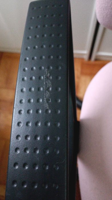 Cadeira de Escritório -Tecido Rosa (Braços Fixos)