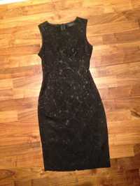 Czarna ołówkowa obcisła elegancka sukienka Mohito rozmiar 36