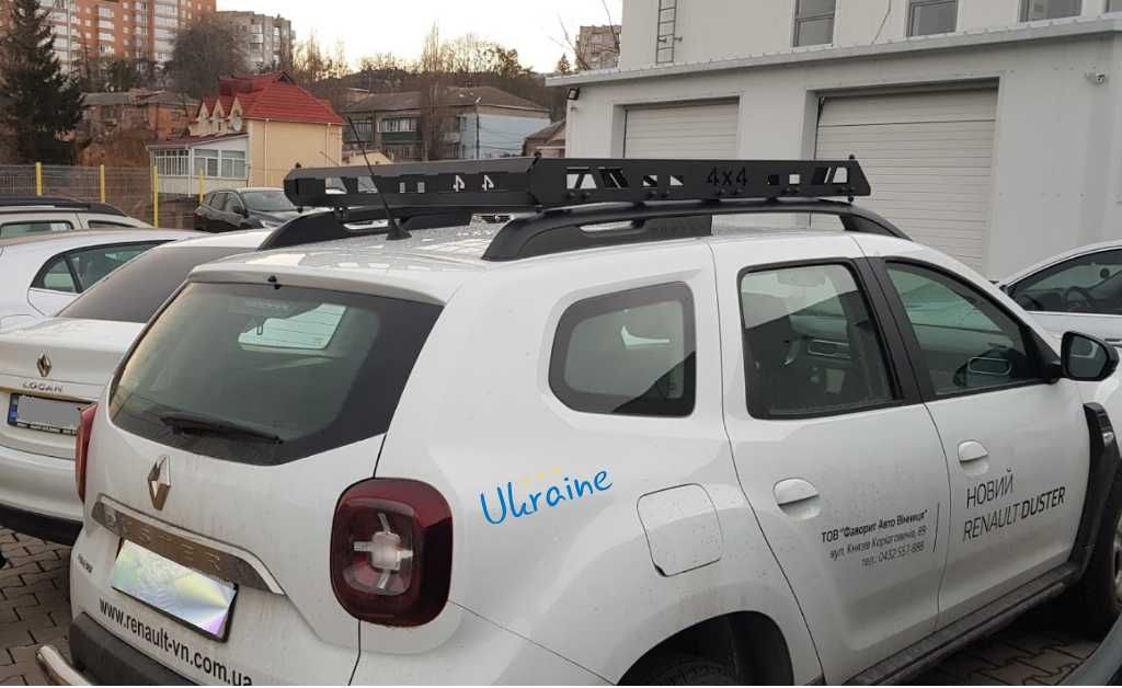 Экспедиционная корзина YY8- на крышу Renault Duster 2009 - 2017 г