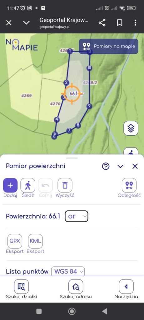 Sprzedam polane "Wyśnie"