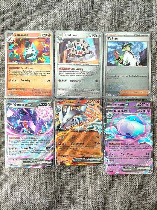 Cartas Pokémon White Flare e Black Bolt