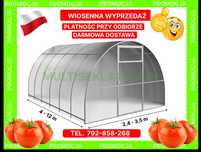 Szklarnia ogrodowa z poliwęglanu, tunel ogrodowy 3x4 3x6 4mm 6mm