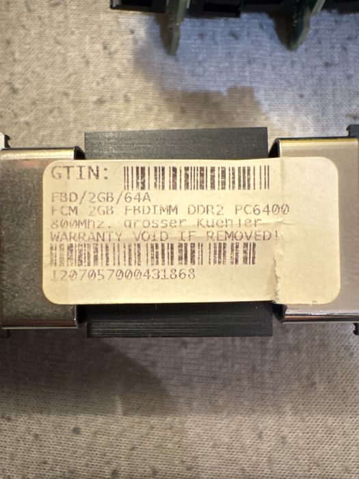 Pamięć RAM serwerowa ECC Fully Buffered