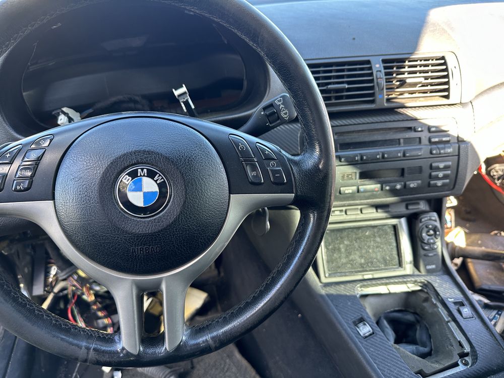 Kierownica trojramienna bmw e46, multifuncja dobry stan