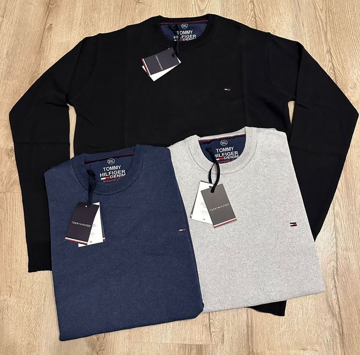 swetry męskie th Ralph Lauren serek i okragle