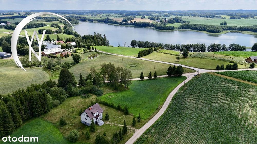 Dom zaledwie 250 m od jeziora