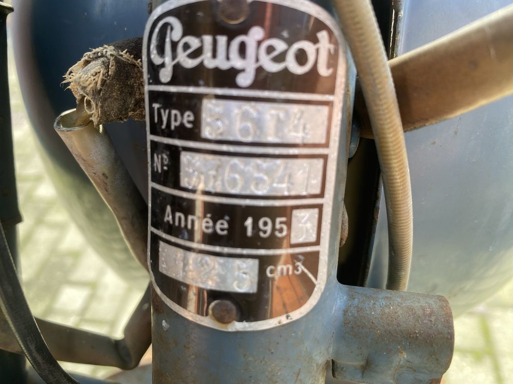 Peugeot 56T4 125cc 1953r