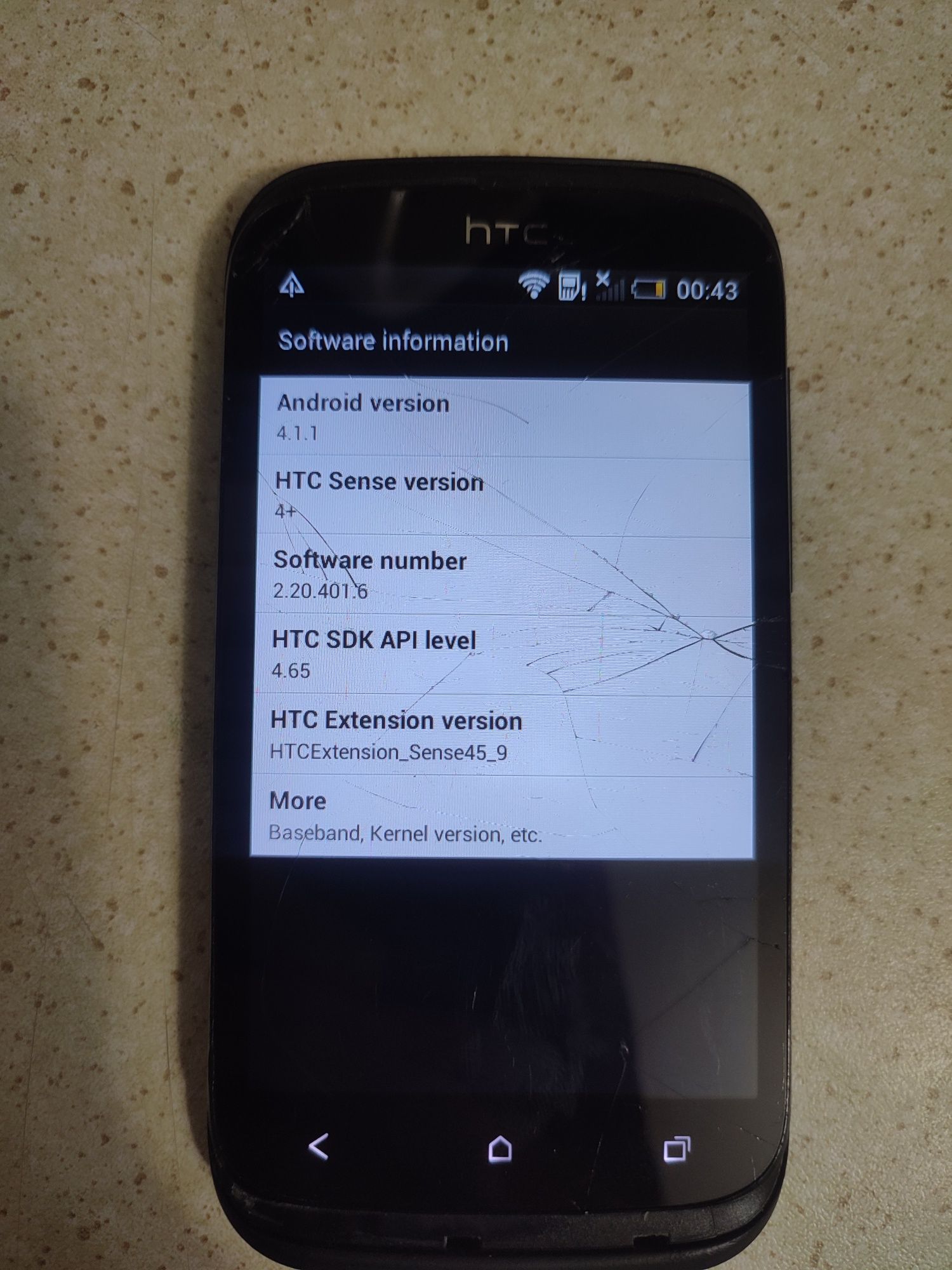 Htc desire x Рабочий