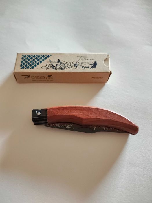 Navalha ellegance temática pesca full titânio Martins