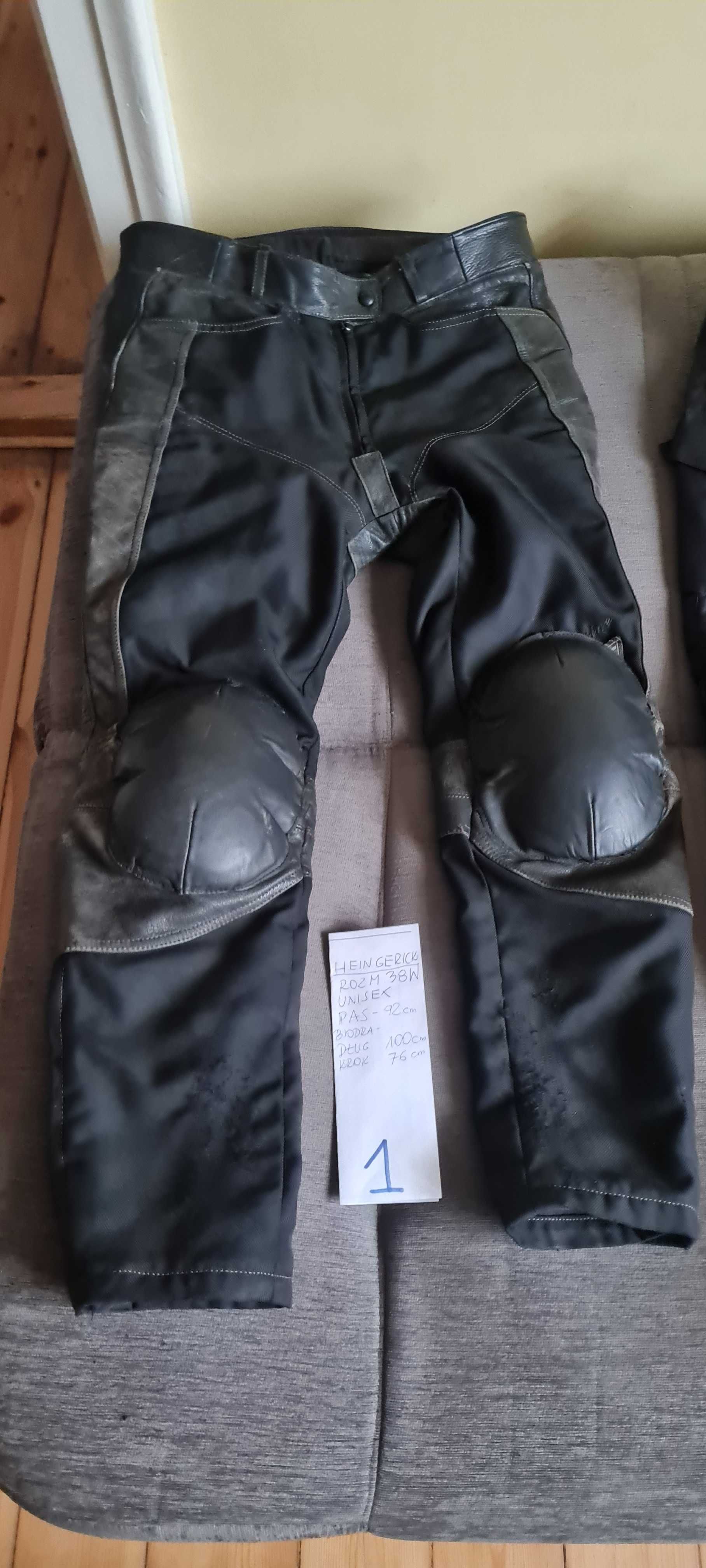 Spodnie motocyklowe 3 pary.L,XL,firm Hein Gericke,Matra,Fastway