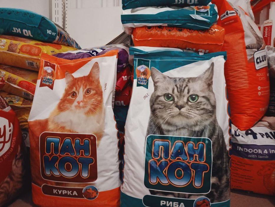 Корм «Пан Кіт» — різні смаки в наявності!