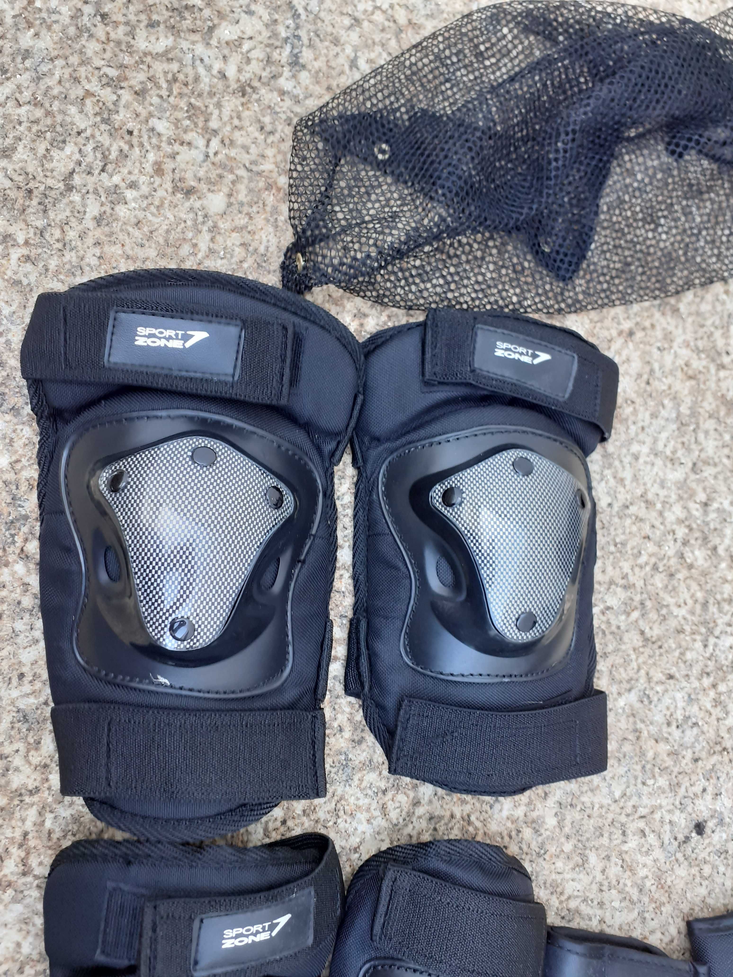 Patins em Linha Rollerblade Spiritblade + Protecções