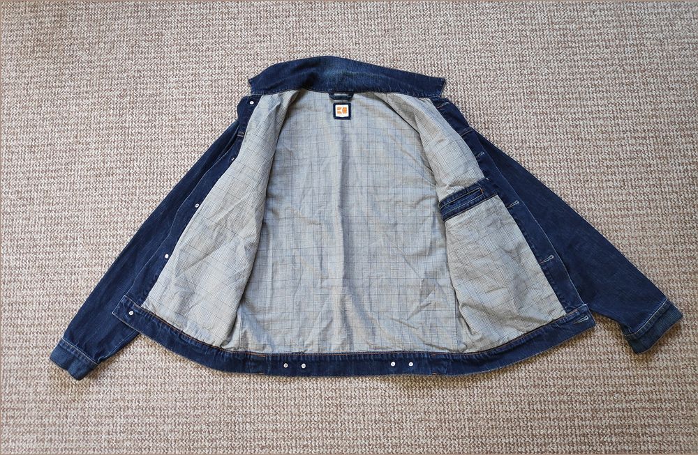Hugo Boss orange downtown denim jacket джинсовая куртка оригинал L