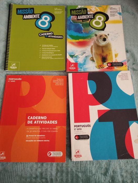 Livros e fichas de atividades 7 e 8 Ano