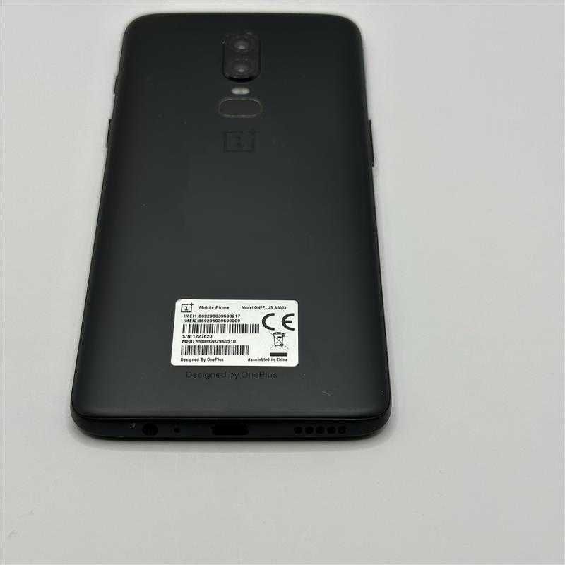 OnePlus 6 8/128GB czarny, odnowiony *Gwarancja 24 miesiące!*