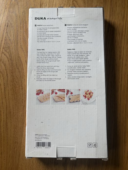 Forma do ravioli duka nowa