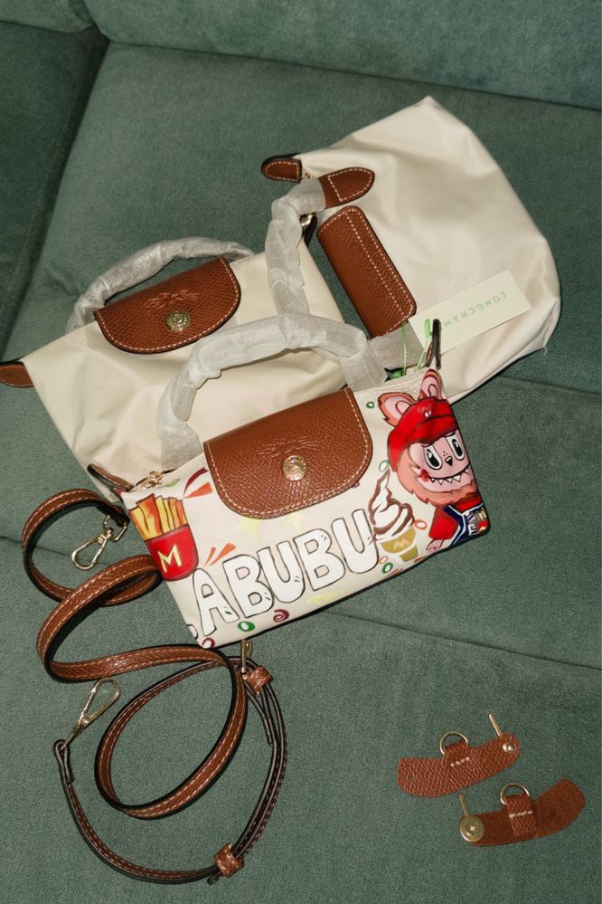 Lonchamp Labubu le plege mini limited edition 2025 тренд