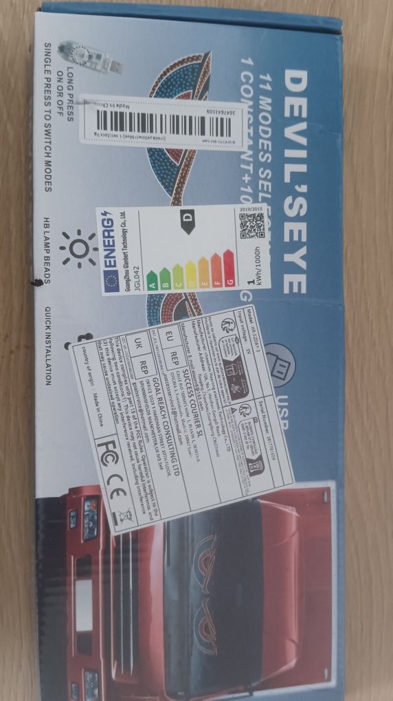 Diabelskie oczy LED