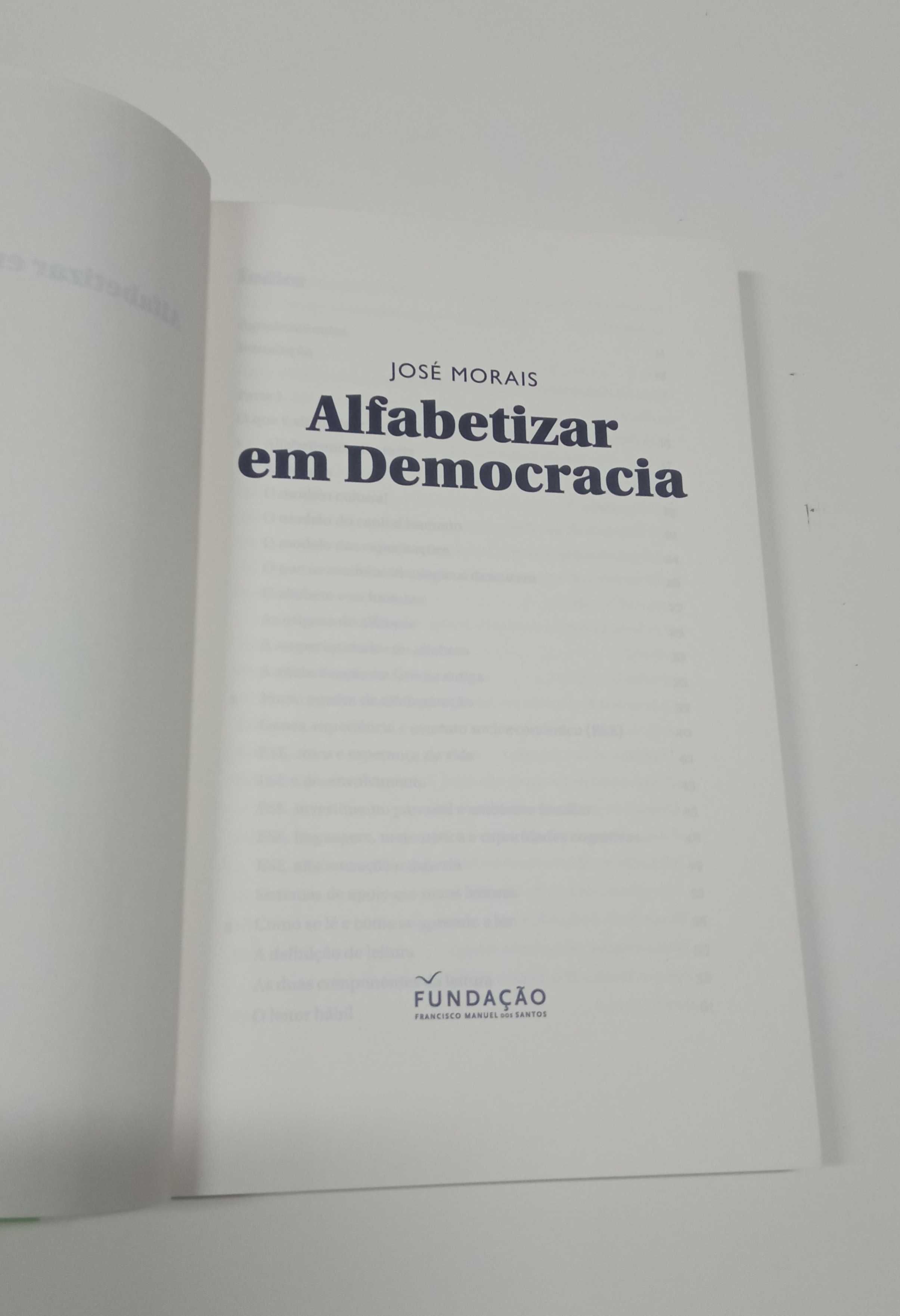 Alfabetizar em Democracia, de José Morais