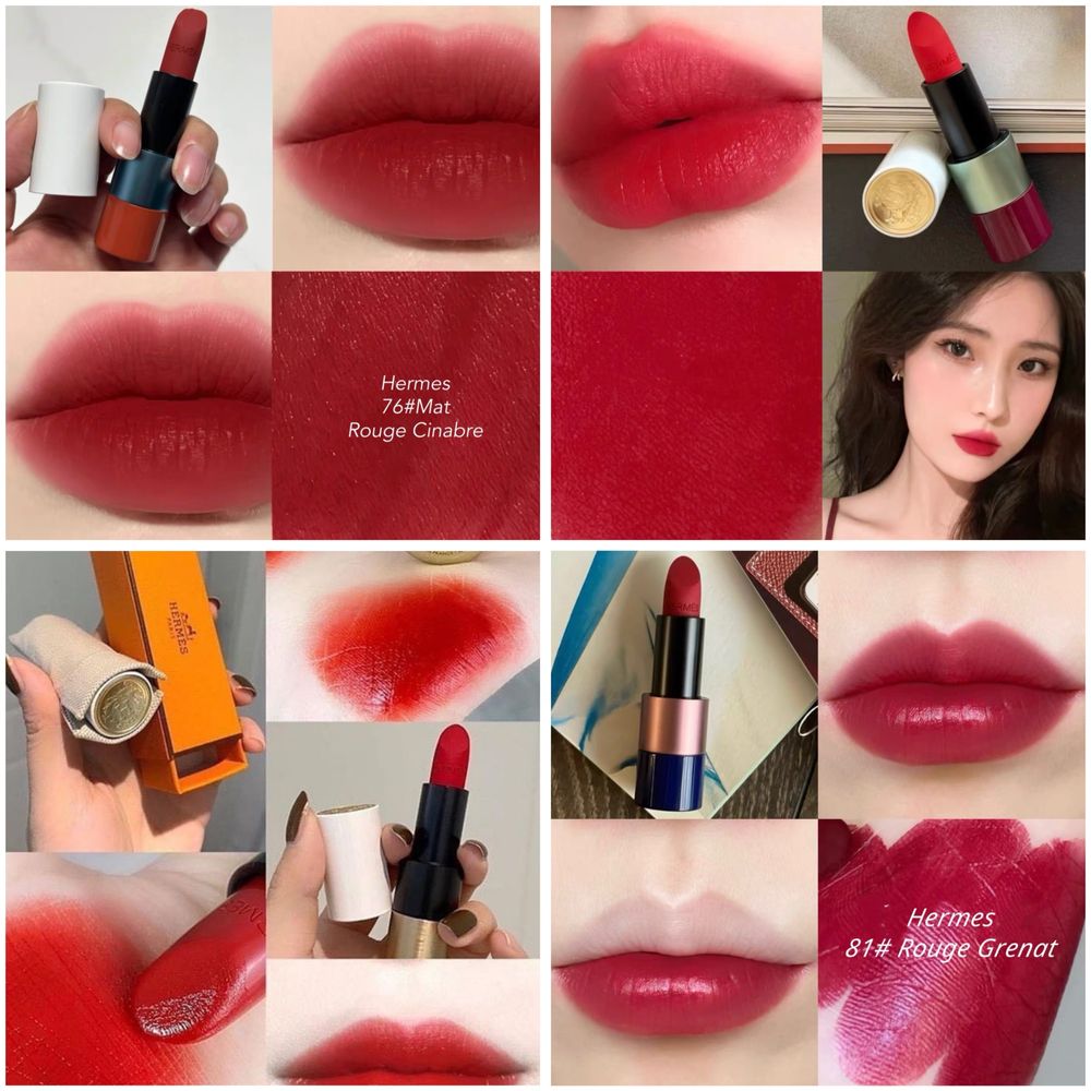 Нова помада Hermes ОРИГІНАЛ бальзам rouge matte satin нюдова в коробці