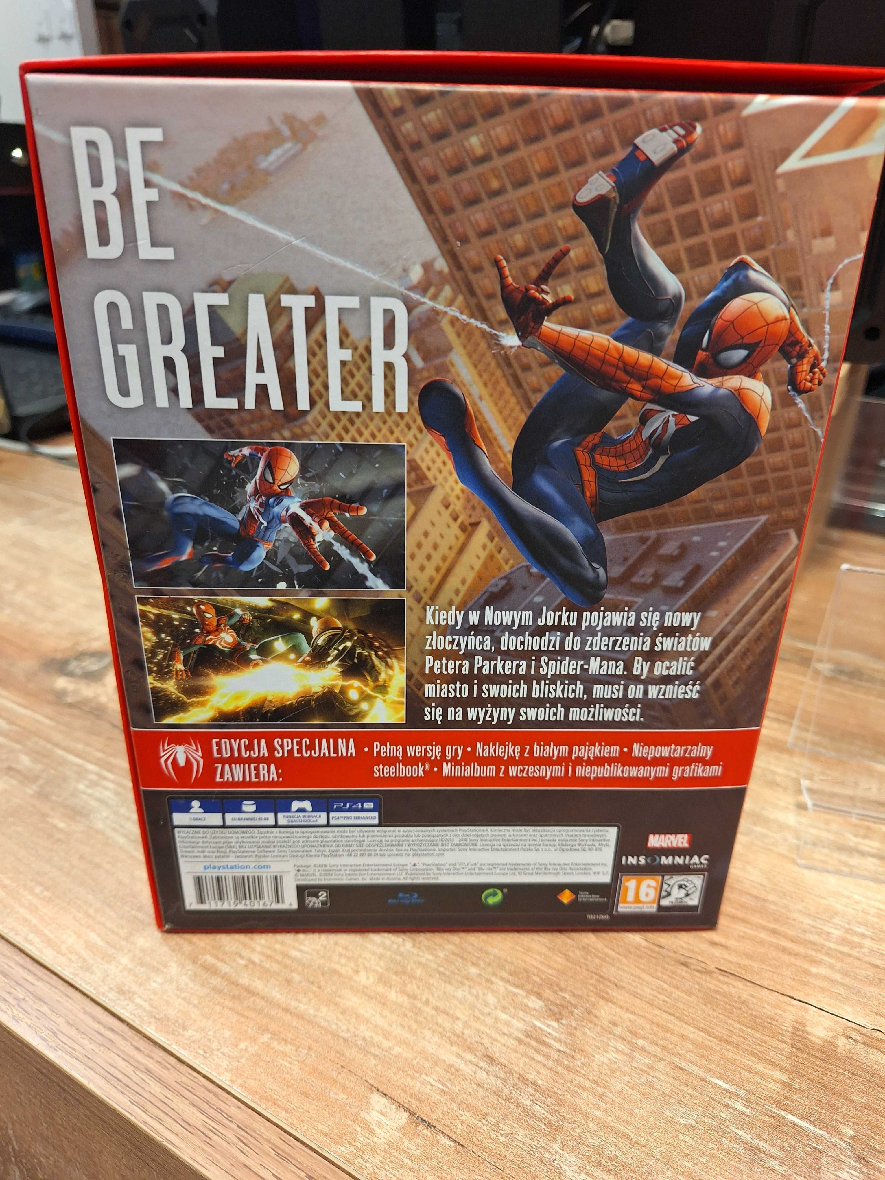 Marvel's Spider-Man PS4 Edycja Specjalna Sklep Wysyłka Wymiana