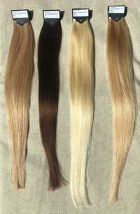 włosy naturalne europejskie kanapki TAPE ON IN/OFF 40 sztuk 50 cm