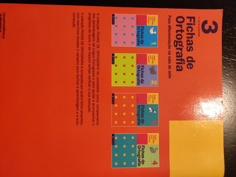 Livro Fichas de ortografia