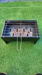 Barbecue a carvão rectangular (usado)