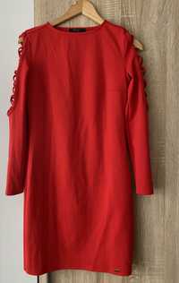 Czerwona sukienka Mohito r.S