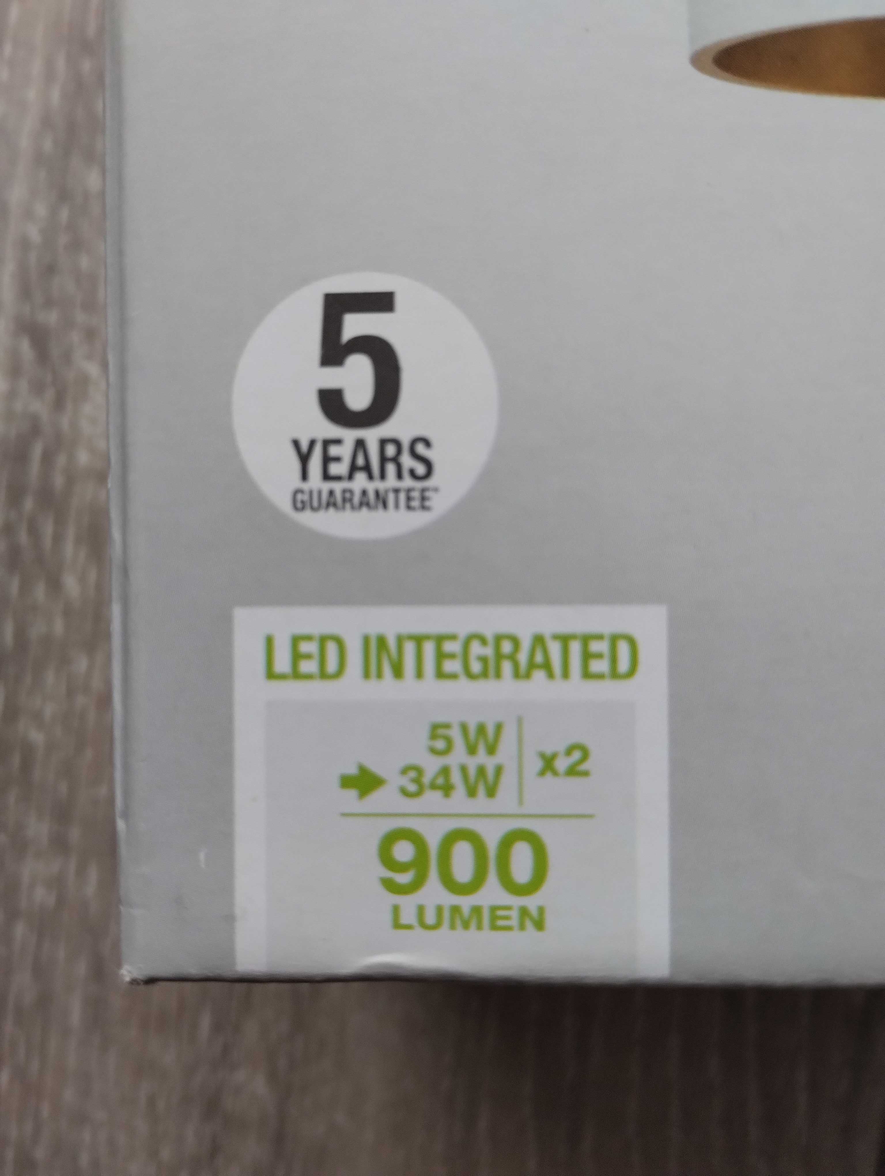 kinkiet ze zintegrowanym modułem led inspire tubbo 2 sztuki