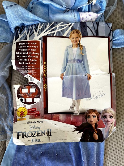 Kostium przebranie bal przebierańców haloween Frozen Elsa Disney R 116
