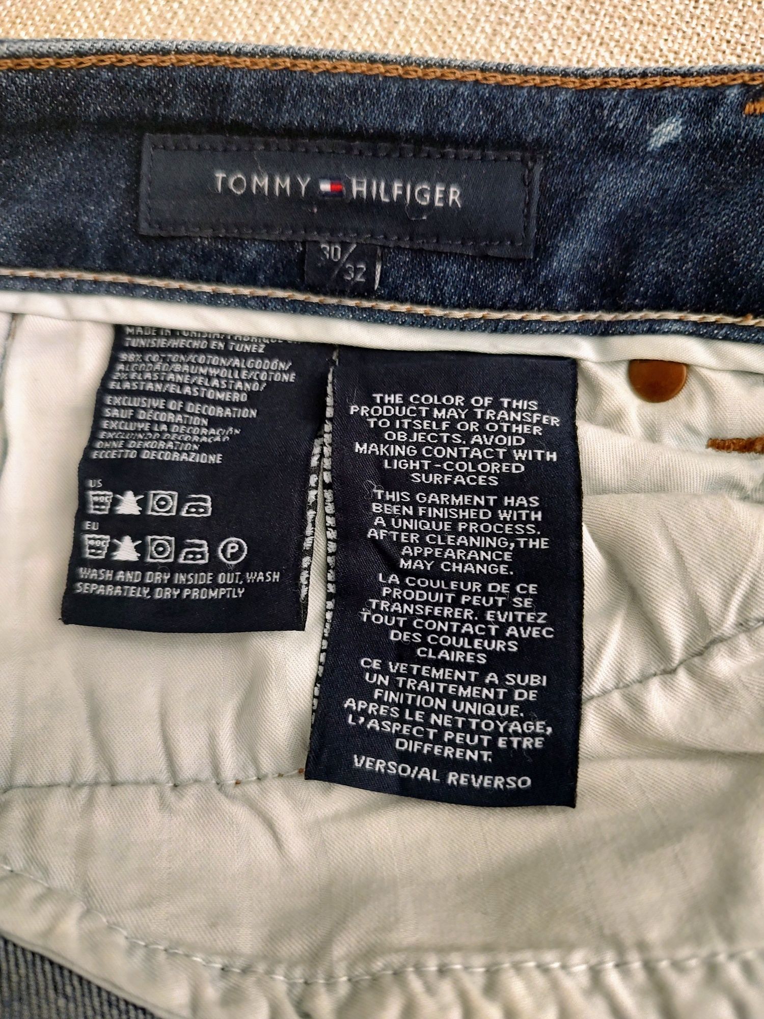 Tommy Hilfiger denim jeans spodnie długie damskie