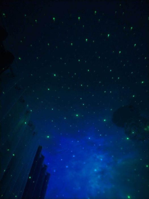 Lâmpada LED Projeção: Céu Estrelado, Efeito Nebula