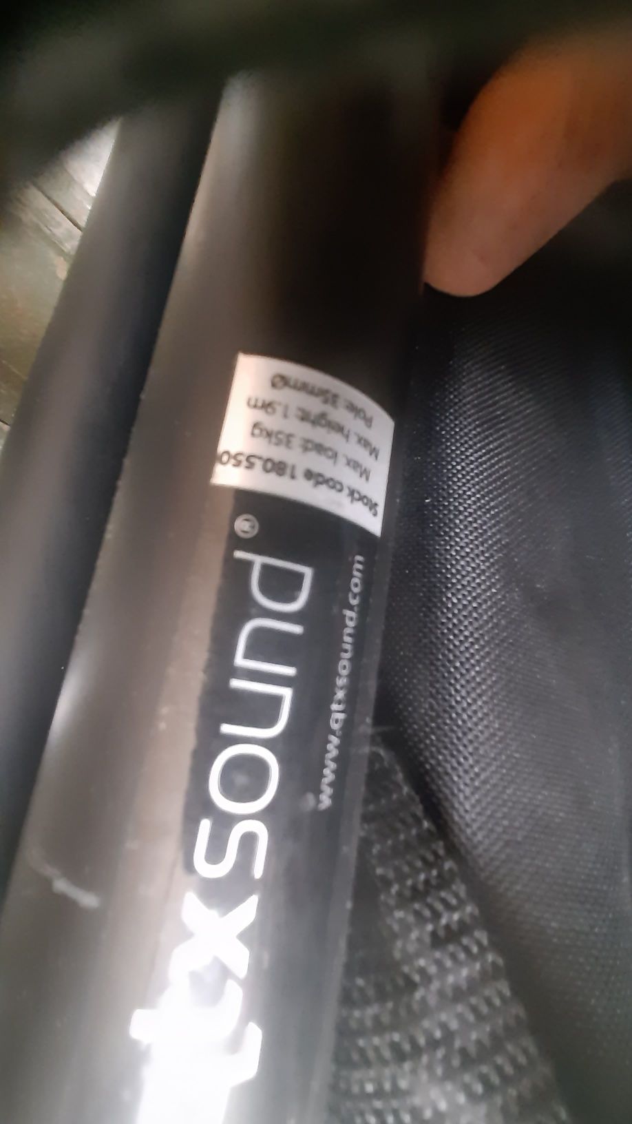 Stojaki pod kolumny głośnikowe +pokrowiec