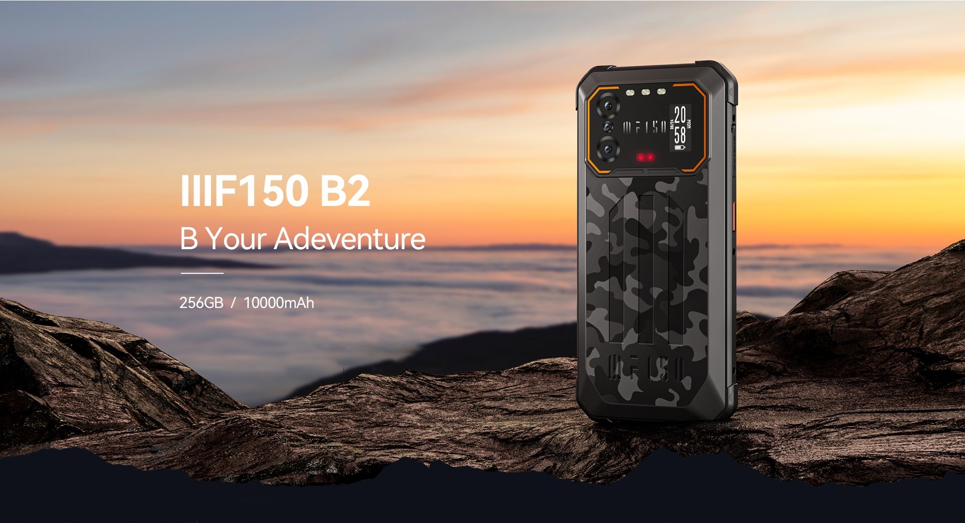 IIIF150 B2 NFC 6+6/256 2400x1080 10000mAh захищений смартфон OUKITEL