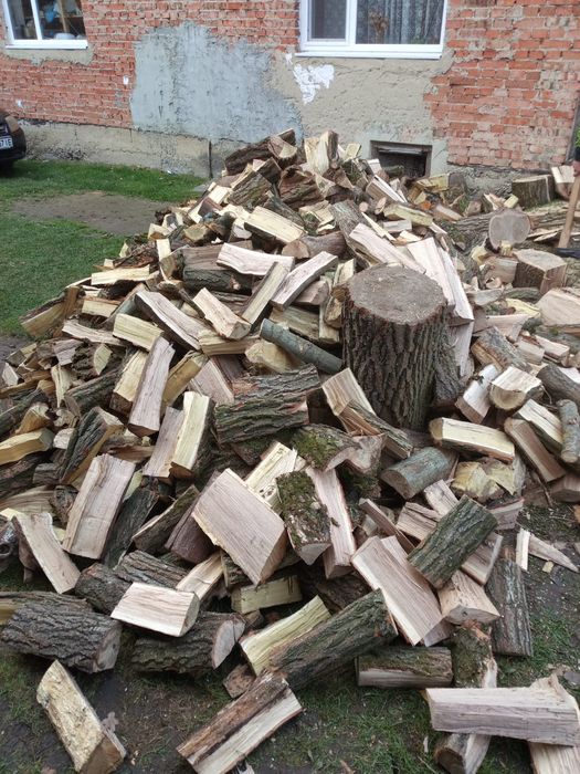 Дрова колоті дуб,бук,акація